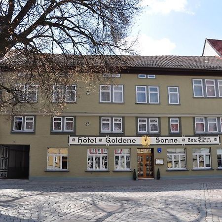 Hotel Goldene Sonne Arnstadt Kültér fotó